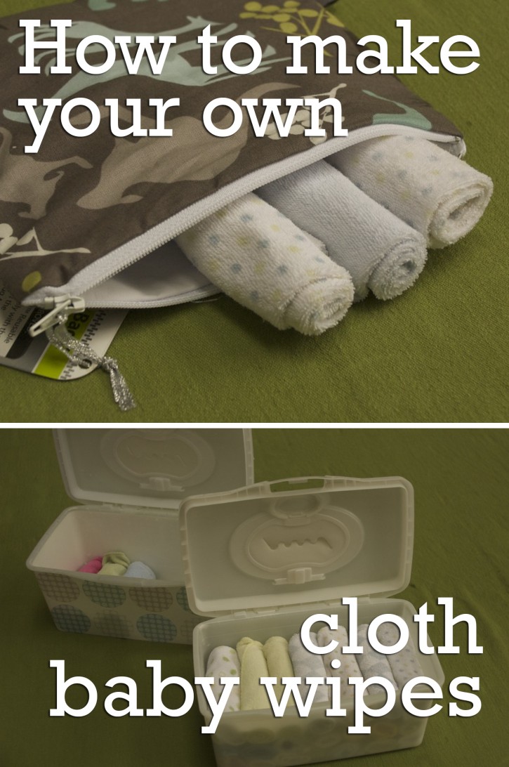 how to make cloth baby wipes www.cubitsorganics.com