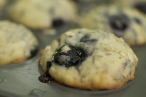 Recipe: Honey Oatmeal Blueberry Muffins