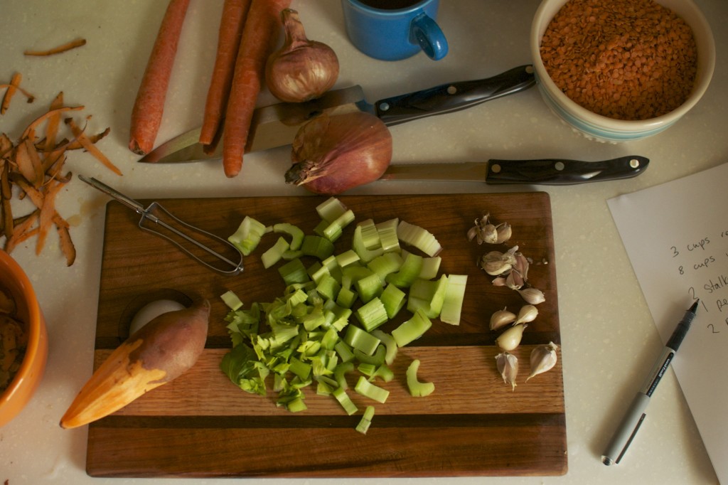 Lentil Soup Ingredients www.CubitsOrganics.com