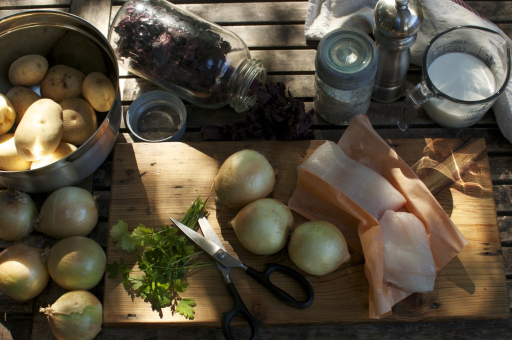 Fish chowder Ingredients www.CubitsOrganics.com