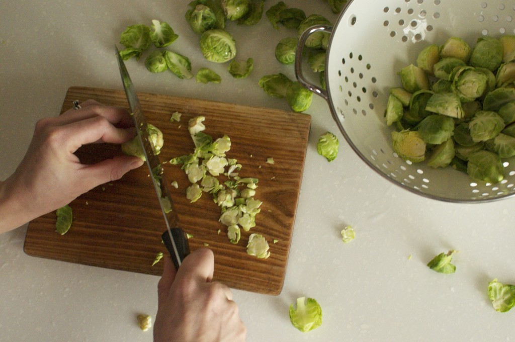 Brussels Sprouts with Bacon and Walnuts www.cubitsorganics.com